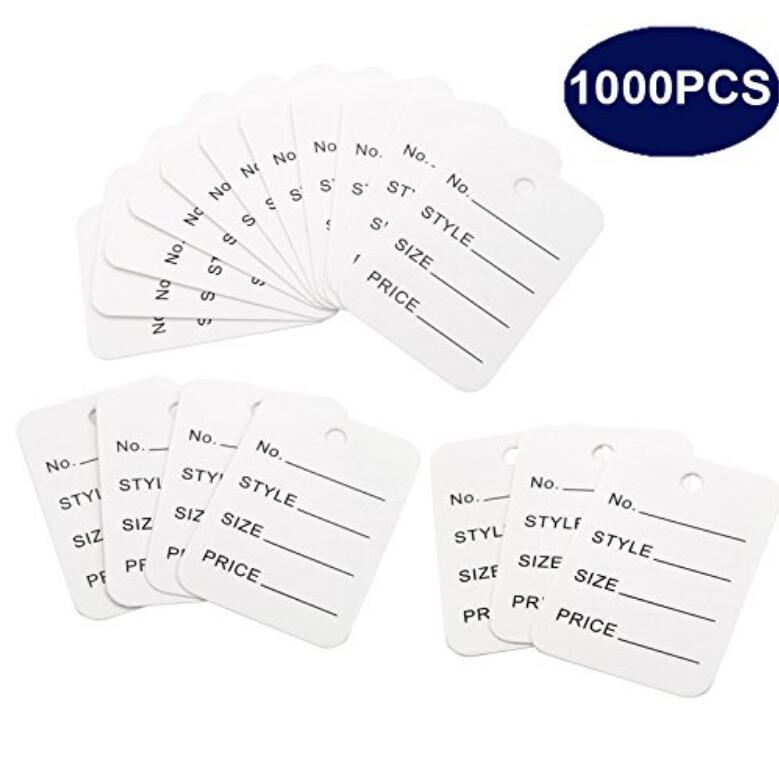 White Price Tags for sale
