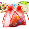 100 PCS 10X15CM (4X6")  Organza Jewelry Gift Bags Candy Bags - JijaCraft